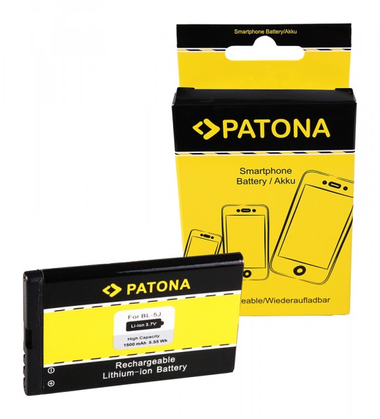 PATONA Battery f. Nokia BL-5J 5228 5233 5800 Navigation 5800 XpressMusic