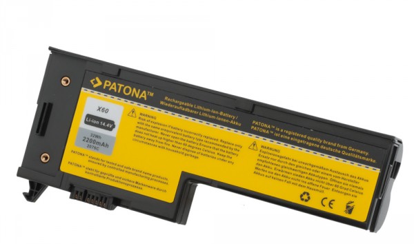 PATONA 4-Zellen Battery f. IBM ThinkPad X60 X61 1707 1708 1709 2509