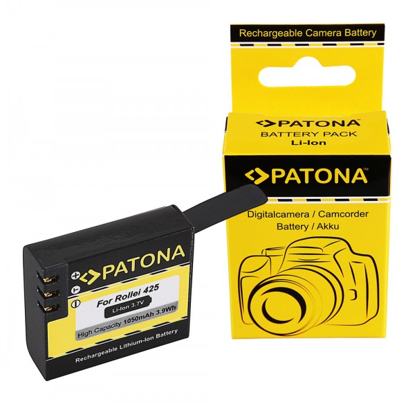PATONA Battery f. Rollei Actioncam RL425 425 426 430