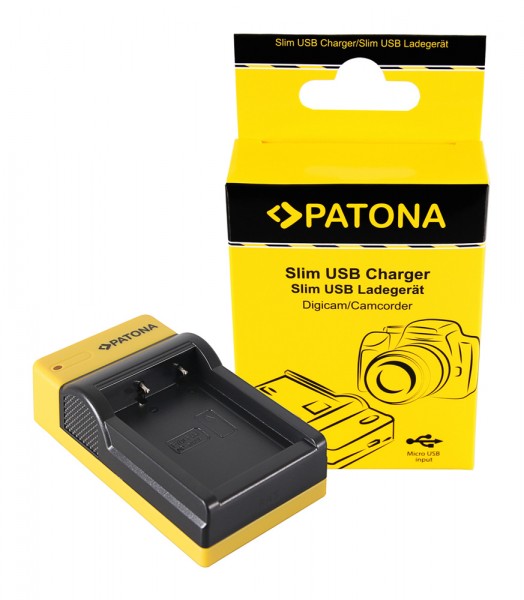 PATONA mince Chargeur Micro-USB pour Fujifilm NP-W126 FinePix HS30 EXR HS30EXR HS-30EXR HS33 EXR