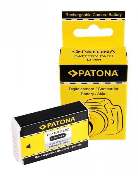 PATONA Battery f. Nikon EN-EL22 ENEL22 NIKON 1 J4 NIKON 1 S2