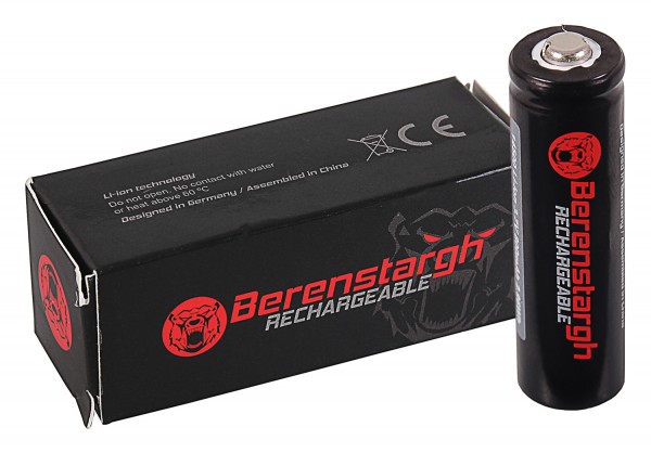 Berenstargh Batterie 14500 Cellules ICR14500 Li-Ion 3.7V 800mAh