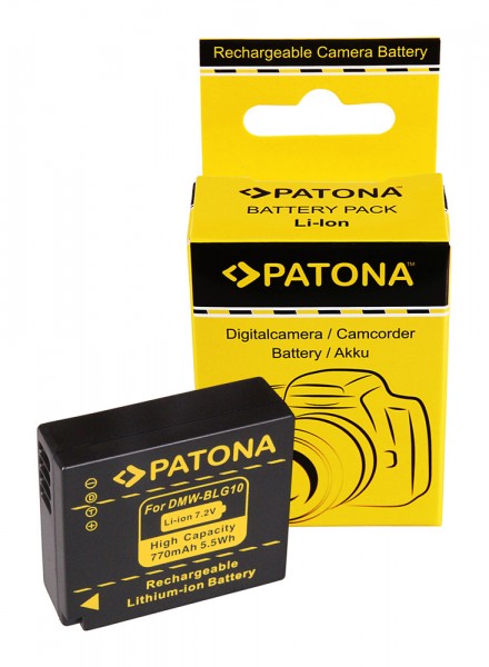 PATONA Batterie pour Panasonic DMW-BLG10 Lumix DMCGF3 DMC-GF3 DMCGF3C DMC-GF3C