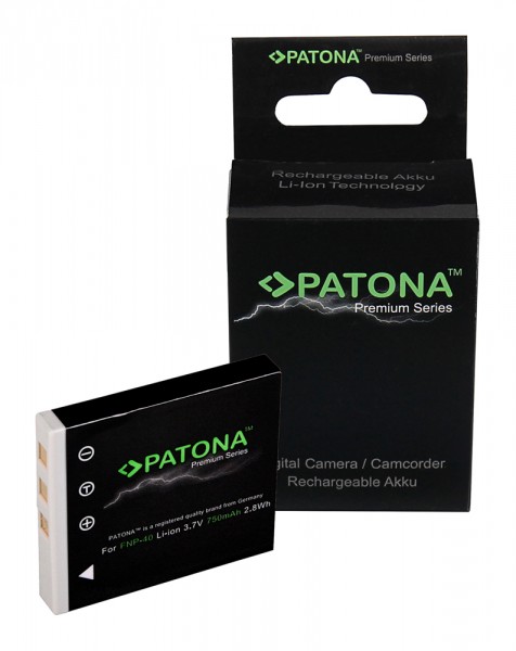 PATONA Premium Batterie pour Fujifilm NP-40 Finepix F402 F-402 F610 F-610 F700 F-700 F810 Z1