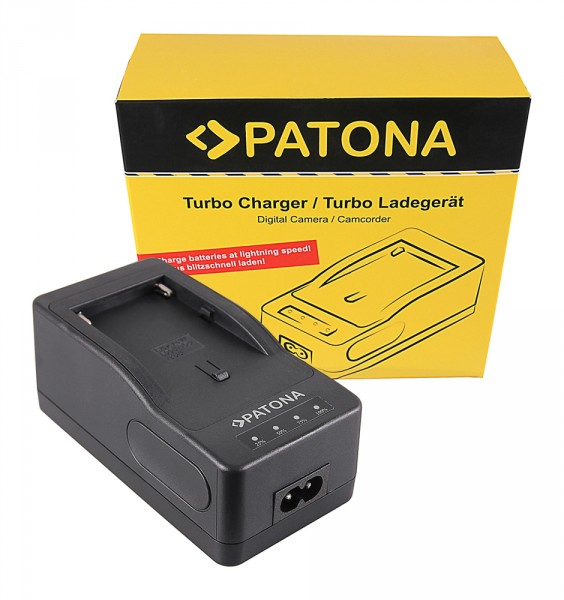 PATONA chargeur turbo pour Sony NP-F550 NP-F750 NP-F960 DCR-VX2100 HDR-FX1