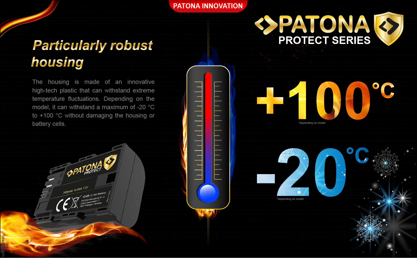 PATONA PROTECT Battery f. Nikon Z9 D6 EN-EL18D with high quality LG cells