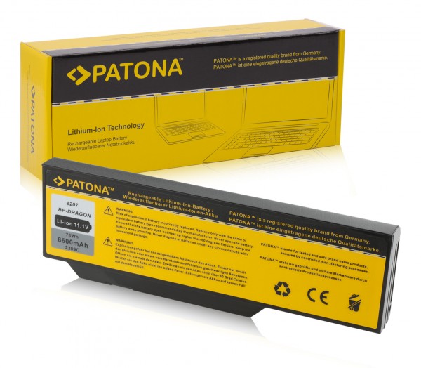 PATONA Batterie pour Medion Akoya P8610 P8611 P8612 Akoya E8410 P7610 P8610 P8611