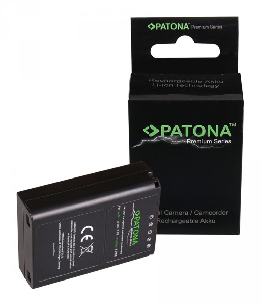 PATONA Premium Battery f. Olympus OM-D OMD E-M5 Stylus XZ-2 Pen E-P5 E-M1 PS-BLN1