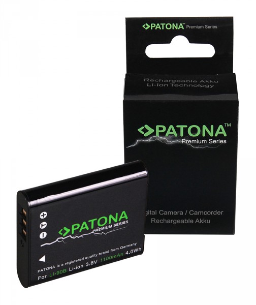 PATONA Premium Batterie pour Olympus Li-90b LI 90B Li-90B TG1 TG-1 TG6 TG-6