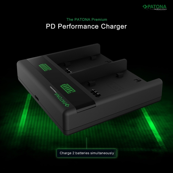 PATONA Premium Dual PD charger for Nikon EN-EL11 USB-C Input/Output