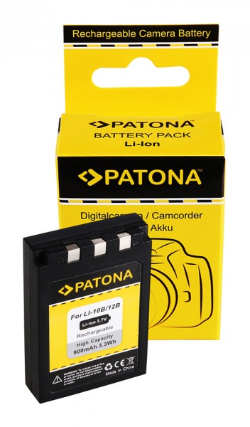 PATONA Batterie pour Olympus Li-10b Camedia C50 Zoom C5000 Zoom C60 Zoom C760 Ultra