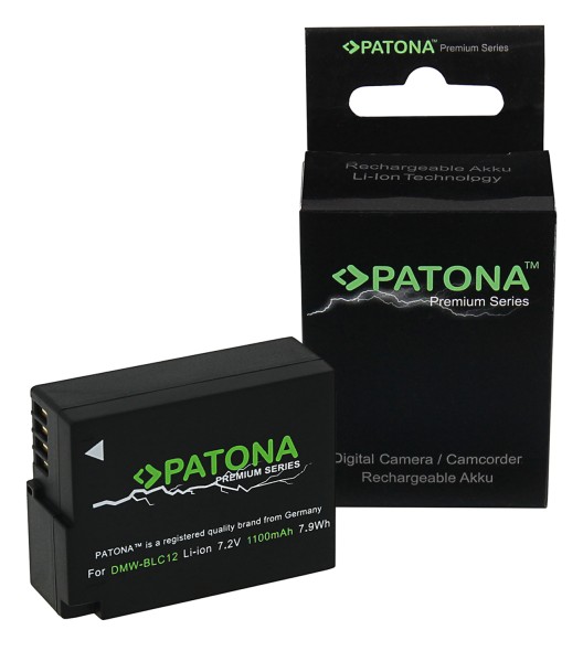 PATONA Premium Batterie pour Panasonic DMW-BLC12 Lumix DMC FZ200 DMC G5 DMC G6 FZ1000 FZ300