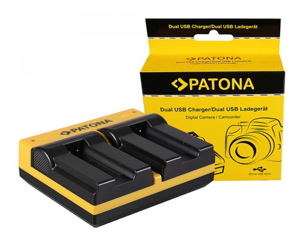 PATONA Dual LCD USB Chargeur pour Canon Canon NB-9L Digital IXUS 1000 1000HS 1100HS 500 HS 510HS