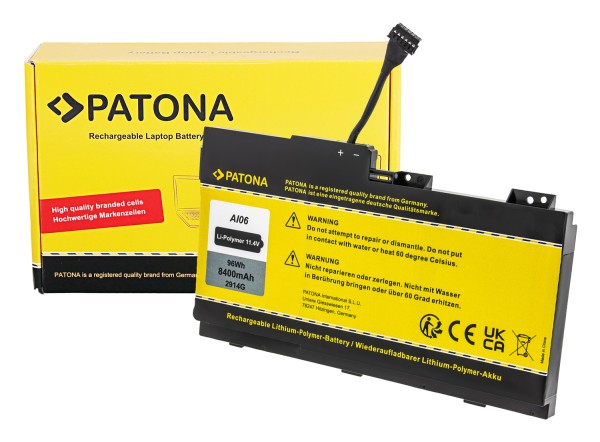 PATONA Battery for HP ZBook 17 G3 Series Notebook 808397-421 AI06XL