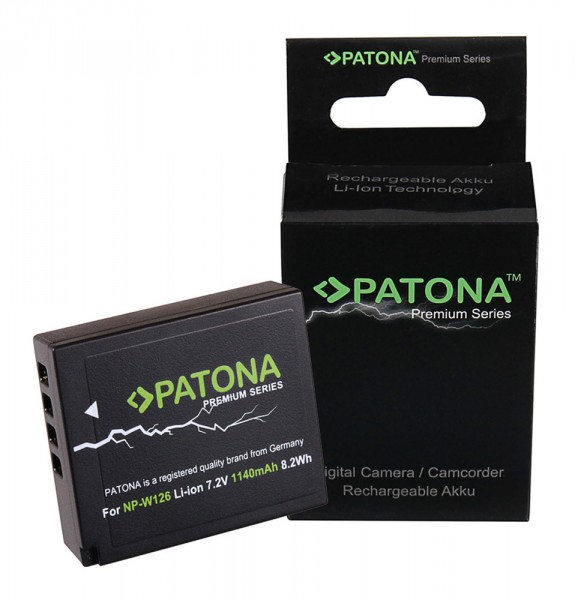 PATONA Premium Batterie pour Fujifilm NP-W126 FinePix HS30 EXR HS30EXR HS-30EXR HS33 EXR