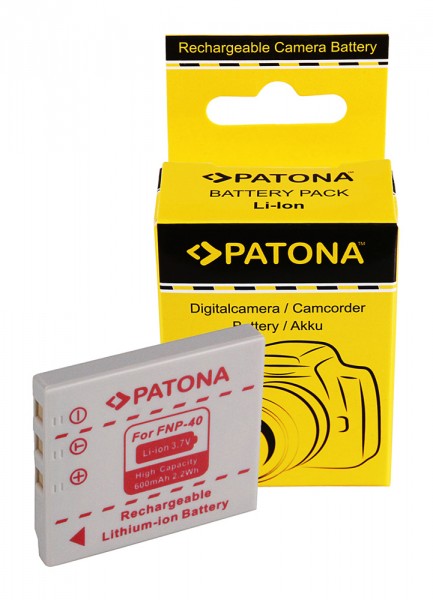 PATONA Batterie pour Fujifilm NP-40 Finepix F402 F402 F402 F-402 F610 F-610 F700