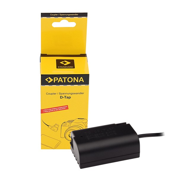 PATONA D-TAP Input Adaptateur de batterie pour Panasonic DMW-BLK22 DC-S5 G9 GH5 GH5S GH6