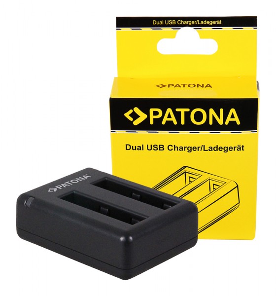 PATONA chargeur double pour Xiaomi AZ13-1 Xiaoyi YDXJO1XY Yiavec câble Micro-USB