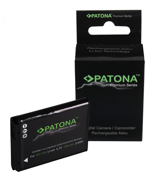 PATONA Premium Batterie pour Samsung BP70A ES65 ES-65 ES70 ES-70 PL100 PL-100 PL80 PL-80