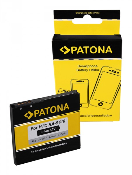 PATONA Battery f. HTC Bravo, Desire, Dragon, G5, Nexus One, Zoom 2, A8181, Google Nexus One BA-S410, BB99100, 35H00132-xxM
