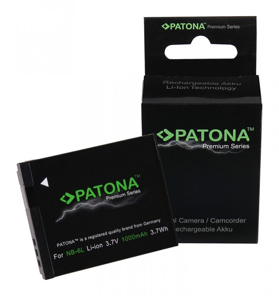 PATONA Premium Batterie pour Canon NB-6L Digital Ixus 85 IS NB-6L IXY 25 IS NB-6L PowerShot