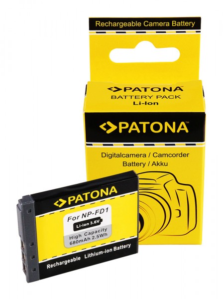PATONA Batterie pour Sony NP-FD1 BD1 DSC DSCT2 DSC-T2 DSCT200 DSC-T200 DSCT300
