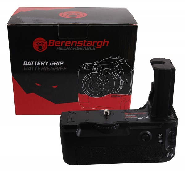Berenstargh Battery Grip for Sony Alpha A7MIII A7RIII A7III A9 VG-C3EM for 2 x NP-FZ100 batteries incl. IR wireless control