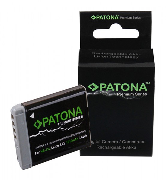 PATONA Premium Batterie pour Canon NB-13L PowerShot G5 X G5X G7 X G7 X Mark II G7X G9 X G9X