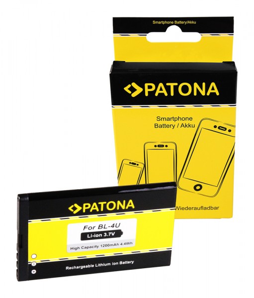 PATONA Battery f. Nokia BL-4U 5530 5530 8800 8900 3120 Classic 6212 E66