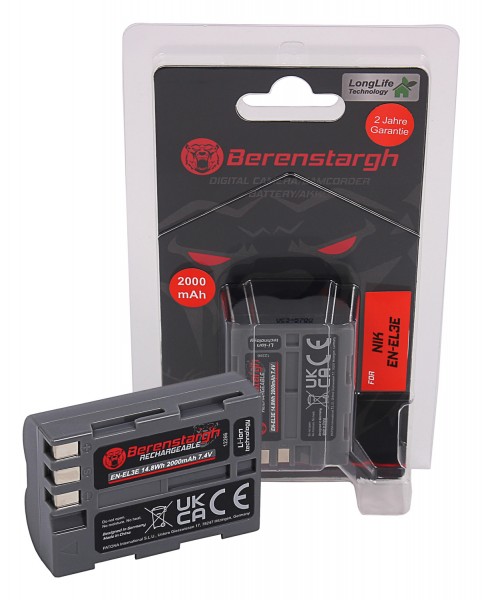 Berenstargh Battery f. Nikon D700 D300 D200 D100 D80 D70 D50 EN-EL3e
