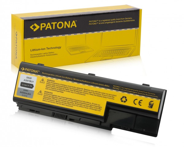 PATONA Battery Acer Aspire 5310 5520-6A2G12Mi 5710Z 5720 11,1V