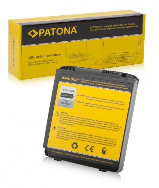PATONA Batterie pour Medion BTP-ABBM MD MD95800 BTP-ABBM WIM WIM2070