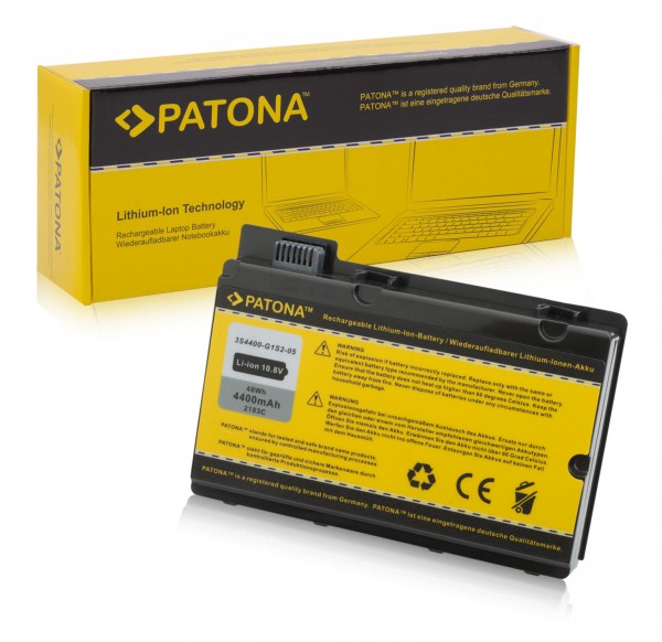 PATONA Batterie pour Fujitsu Amilo Pi2450 2530 2550 Amilo Pi2530 Pi2550 Xi2428