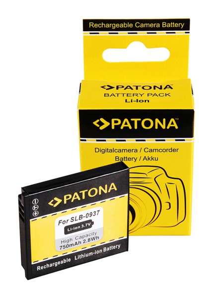PATONA Batterie pour Samsung SLB-0937 Digimax CL5 L730 L830 NV33 NV4 PL10