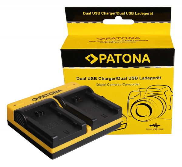 PATONA Dual LCD USB Chargeur pour Fuji NP-W235 Fujifilm XT-4 XT4