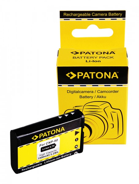 PATONA Batterie pour Casio NP-90 Exilim EXH10 EX-H10