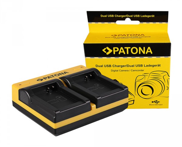 PATONA Dual LCD USB Chargeur pour Canon Canon NB-10L Powershot G16 SX 40 H SX40 SX-40 SX40 HS