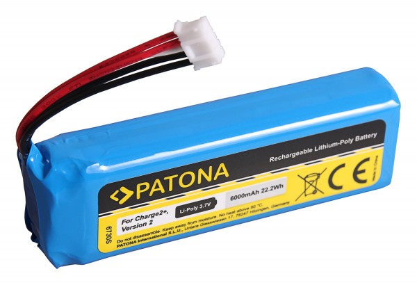 PATONA Battery f. JBL Charge 2 Plus Charge 2+ Charge 3 2015 Charge 3 2015 Version GSP1029102R P763098