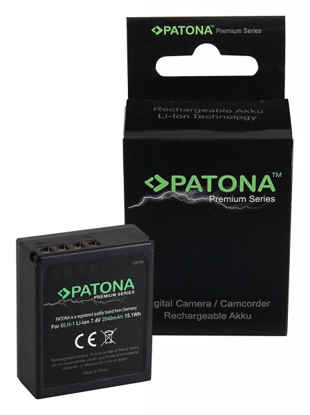 PATONA Premium Batterie pour Olympus BLH-1 OM-D EM-1 Mark 2 EM-1 Mark II BLH-1 E-M1X