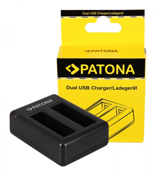PATONA GoPro Hero 4 AHDBT-401 USB Dual Charger incl. Mini-USB cable