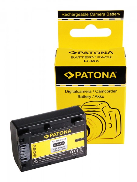 PATONA Batterie pour Sony NP-FV50 CX E HDRCX350VET E HDR-CX350VET HDRCX110 HDR-CX110