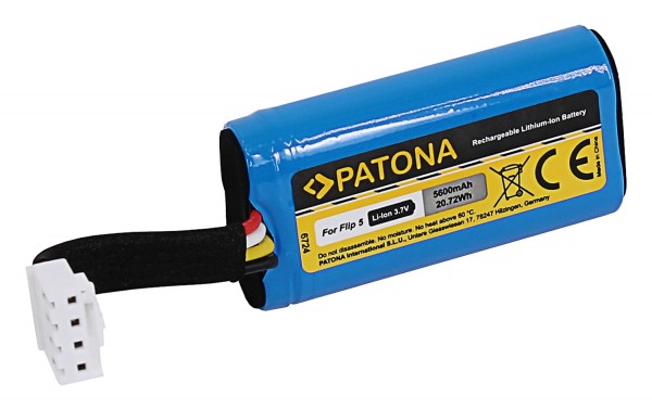 PATONA Battery f. JBL Flip 5 088796 088772 088789