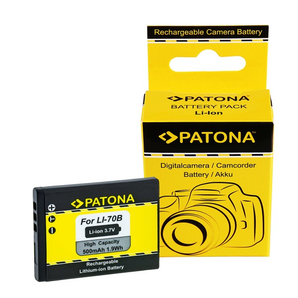 PATONA Batterie pour Olympus Li-70b FE FE4020 FE-4020 FE4040 FE-4040 FE5040 FE-5040