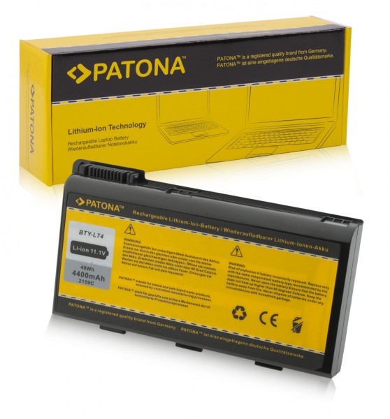 PATONA Batterie pour MSI A5000 A5000 A6000 A6200 A5000 CR CR600001US CR600-001US